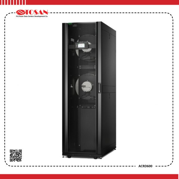 خنک کننده مبرد گازی بین رکی مرکز داده با عرض 60 سانتیمتر و به ظرفیت 30 کیلووات-InRow DX datacenter cooling -APC-Schneider-ACRD600